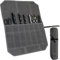 SUQ Bolsa Enrollable para Cuchillos De Chefs, Grigio, Impermeabile, Almacenamiento De 7 Ranuras, Cuchillo De Lienzo Encerado Rollo De Herramientas, Funda para Cuchillos, para Utensilios De Cocina