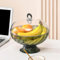 Obstkorb Mit Fliegenschutz Insektenschutz, obstschale modern, obstkorb mit deckel, obst abdeckung gegen fruchtfliegen, obst aufbewahrung Decorative Vintage Fruit Basket (D, obstkorb mit deckel)