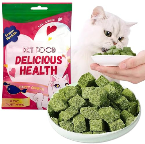 2 Packungen Katzengras Sticks, Katzengras Snack, Katzengras-Beißstab, Beißstäbe Aus Katzengras für Hauskatzen, Für Katzen zur Zahnpflege, zur Verbesserung der Katzenverdauung(100g)