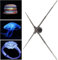 3D Hologram Fan, 3D Hologram Video Advertising Display Fan, Multifunctional Splicing Holographic Projector for Store Signs, Bars, Party,42cm