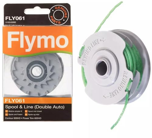 Masterpart Trimmer Spool & Line To Fit Flymo Contour 500E, 600HD, 580E, 650E Double Auto Strimmers