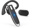 Euakee Auricolare Bluetooth Singolo, Auricolari Bluetooth con Microfono V5,4 con Custodia di Ricarica da 500 mAh, Cuffie Vivavoce con Doppio Microfono CVC 8,0 per Computer Cellulari Camionista Casa(C)