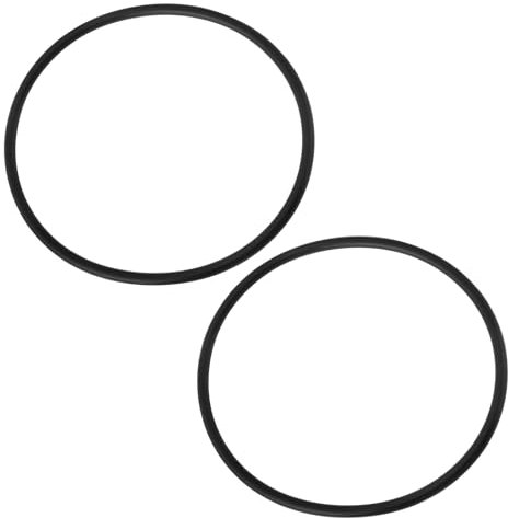Be In Your Mind 2 Stück Sandfiltersiebdeckel O-Ring-Dichtung O-Ringe Dichtungstüllen P6563 Kompatibel mit Bestway Flowclear 1000 1200 1500 125x115x5mm Schwarz
