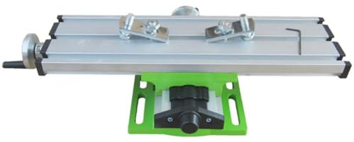 SEWACC Mesa de Trabajo para Fresadora Mini con Compatible con Taladros de Ajustable para Proyectos de Bricolaje y
