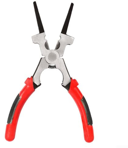 20,3 cm MIG-Schweißzange, mit isoliertem Griff, Karbonstahl-Zange, für Schweißer, Drahtschneiden und Düsenreinigungswerkzeug, für MIG-Fackel-Anwendungen