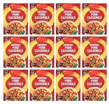 Somerset Pork Casserole Recipe Mix, Free From Artificial Colours, 36g, Pack of 12
