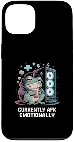 Hülle für iPhone 13 Aktuell AFK Emotional Gamer Frog