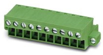 PHOENIX CONTACT FRONT-MSTB 2,5/4-STF Leiterplattengrundleiste, 2.5 mm² Nennquerschnitt, 4 Anschlüsse, FRONT-MSTB 2.5/..-STF Artikelfamilie, 5mm Rastermaß, Grün, 50 Stück