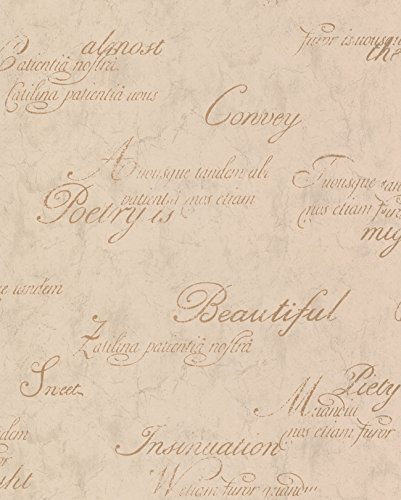 Boutique Concrete Script Gold Textured Plain Wallpaper