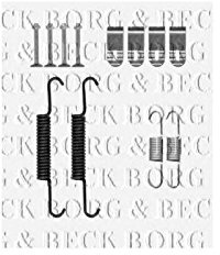 Borg & Beck BBK6211 Fitting Kit - Shoes To Fit GM Captiva 06/06-
