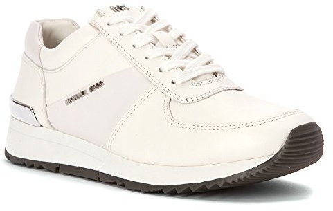 Michael Kors Damen Allie Trainer Sneaker, Optic White, 40 EU