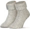 Piarini ABS Stoppersocken Wollsocken Wintersocken Norwegersocken Innenfrottee Damen Herren Jungen Mädchen grau hellgrau 39-42