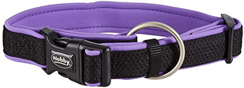 Nobby Halsband Mesh Preno, lila L: 40-55 cm, B: 25/35 mm, 1 Stück