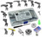 17pcs Pieds-de-biche machine à coudre industrielle kit multifonctionnel pour Pied de pièces presseur pression pied accessoires et cas