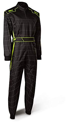 Speed Racewear Cordura Atlanta CS-2 Overall - Hochwertiger Kartoverall - schwarz/neongelb (140)