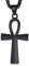 FaithHeart schwarz Ankh Kreuz Halskette für Herren Jungen Vintage ägyptisch Kreuz Ankh Anhänger für Freunden Ehemann Model