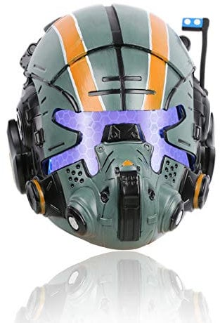 Jack Cooper Helmet Deluxe Titan 2 Resin LED Mask for Men Halloween Cosplay Collectors Edition