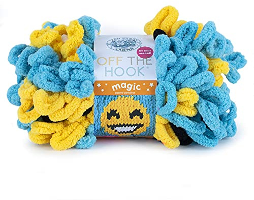 Lion Brand Yarn 517-502 Off the Hook Magic Garn, Emoji, 90 Gramm