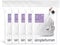 simplehuman Code L 100 Liners, 50% Recycled Custom Fit Bin Bags in Dispenser Packs, Durable Drawstring Tie Handle, 18L, White