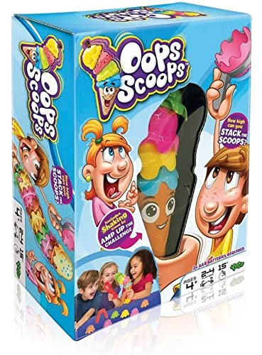 Diset Oops Scoops Ice Cream Stacking Game for Kids Aged 4+