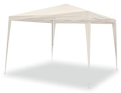 wasabi Faltpavillon 3 x 3 m Classic beige für Garten, Terrasse, Camping, Strand