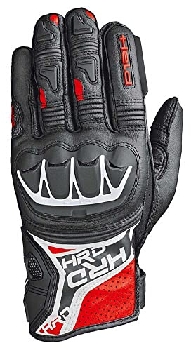 Held Motorradhandschuhe lang Motorrad Handschuh Kakuda Handschuh schwarz/rot 8, Herren, Sportler, Ganzjährig, Leder