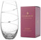 DIAMANTE Swarovski Fassvase 'Toast Swirl' - handgeschliffene Kristallvase mit Swarovski-Kristallen- 25cm (1043.325)