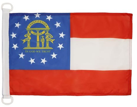 AZ FLAG Bootflagge Georgia 45X30Cm - Georgische Bundesstaat Bootsfahne 30 x 45 Cm Marine Flaggen