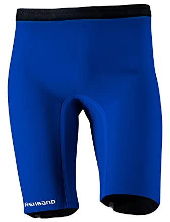 Rehband Thermal Hose, Unterziehhose Herren aus 1,5 mm Neopren, wärmende Kompressionsunterhose für Fußball, Fitness, Handball, Laufen u.v.m., Farbe:Blau, Größe:XS