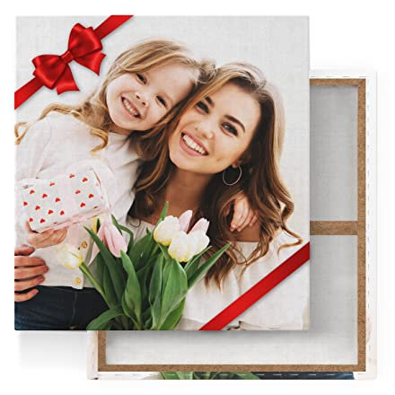 Estika Ihr Foto Auf Leinwand - 50x50 cm - Fotogeschenke Mit Eigenem Bild, Personalisierte Leinwandbilder