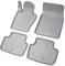 Recambo 3D Gummi Fußmatten kompatibel für BMW X3 E83 | BJ 2003-2010 | Auto Gummimatten | Passgenau | mit Rand | grau