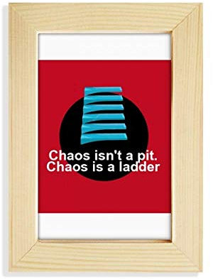 Chaos Pit Ladder Art Deco Fashion Desktop Display Photo Frame Picture Art Painting 5x7 inch