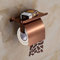 WLVG Papierrollenhalter, Toilettenpapierhalter, Edelstahl, Toilettenpapierhalter, Rollenpapierhalter, Handy-Tissue-Box, Toilettenpapierhalter-Rose Gold