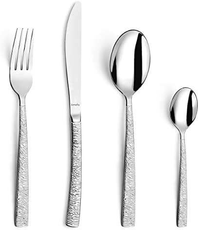 Amefa Havane Jungle 18/0 Stainless Steel 24pc Cutlery Set for 6 People