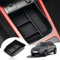 GAFAT Dacia Spring Electric 2022 2023 2024 Mittelkonsole Aufbewahrungsbox, Dacia Spring 2023 Organizer Tray Handschuhfach Unten die Mittelkonsole, Dacia Spring Zubehör (Schwarz)