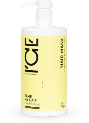 ICE Professional by Natura Siberica Tame My Hair Mask 750ml – Intensiv Haarmaske für Krauses, Widerspenstiges & Trockenes Haar, Anti‑Frizz & Glättung, Feuchtigkeit, Geschmeidigkeit & Tiefenpflege