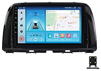 Autoradio 2 Din Radio Für Mazda CX5 CX-5 CX 5 2012~2015, 9 Zoll Android Mit Navi Stereo Auto Bluetooth Doppel Din Radio Mit Rückfahrkamera FM Radio Unterstützung Carplay/Auto/Mirror Link,B,M400S