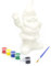 Children's Paint Your Own Garden Gnome - Fun Arts and Crafts Set for Kids to Create Their Own Unique Gnome With Spade or Waving