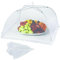 PARENCE - Cloche alimentaire pliable - Anti mouche - Moustiquaire de table pour aliments - Couvercle nourriture - Taille Universelle - Voyage/Camping/Maison - Couleur Aléatoire