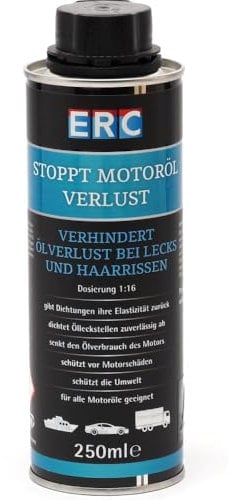 ERC 250ml Stoppt Motoröl Verlust Oel Leck Stopp Germany Motordicht