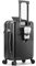 lesulety Small Suitcase Hand Luggage Wheeled Suitcase Wheeled Cabin Luggage 360 ° Wheel Rotation with Cup Holder,Black,20in
