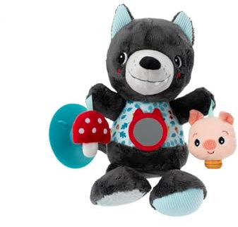 Lilliputiens - Aktivitätsspielzeug Louis - Reisespielzeug mit Saugnapf für Auto, Zug ... - Spielzeuge mit Klang- und Lichteffekten - Unterhält Babys unterwegs - Ab 6 Monaten - 83525