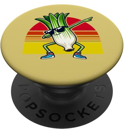 Lustiger Dab Lauch Tanzendes Dabbing Gemüse Meme PopSockets mit austauschbarem PopGrip