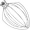 FHAJKTJB Drahtbesen, kompatibel mit Kitchenaid, Standmixer 5QT Lift und 6QT, Schneebesenaufsatz, Eier- und Sahnerührer aus Edelstahl