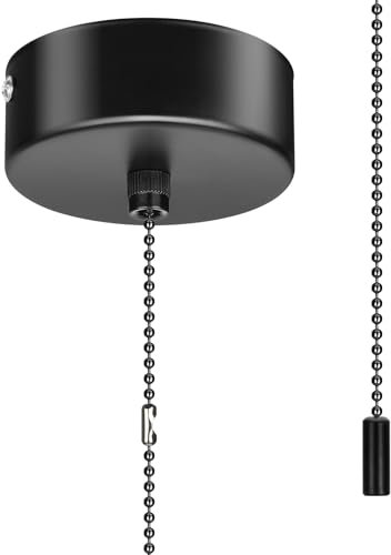 HERBYD Pull-Cord-light-Switch-Bathroom Ceiling Mounted Antique Brass Chain Kit Ceiling Pendant Light Pull Switch Fitting Replacement Pull Cord for Stylish Bathroom-Accessories-Cylinder 150cm