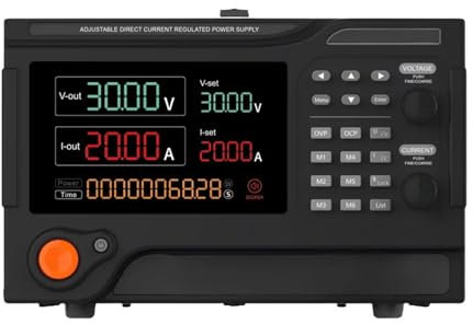 PDFEswm Fuente de alimentación de Laboratorio, Banco de alimentación de programación de CC, 60 V, 60 A, Fuente de alimentación de Banco de 4 dígitos(220V-USB_60V 60A 10MV 10MA_3600W)