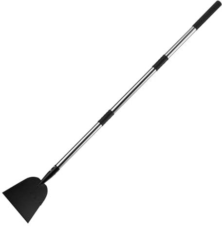 Multifunctional Garden Cleaning Shovel Kit, 54 Inch Gardening Scraper Shovel Flat Shovel with Adjustable Handle Snow Shovel Weed Shovel Scraper Gardening Tool