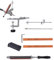 Kitchen Knife Sharpener with 2 Whetstones,360° Rotation Flip Design Fixed-Angle Knife Sharpening System 320-1200 Grit,Professional Kitchen Chef Knife Sharpening Kit for All Knives Scissors