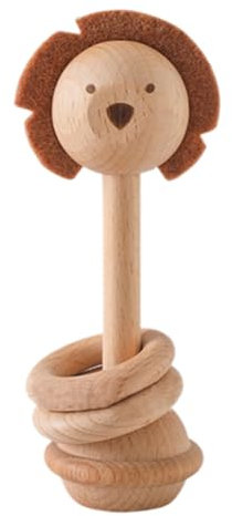 Babyrassel gehäkelt Greifling Baby Holz gehäkelte Babyrassel handgemachte Rassel Greifling Babyrassel Beißring Holz Babyrassel Greifling gehäkelte Rassel Greifringe Baby