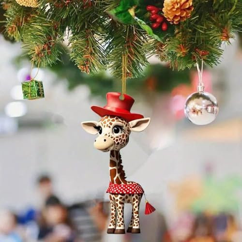 Weihnachtsbaumanhänger Weihnachtsdeko Buchstaben Weihnachten Hängende Cartoon Muster Christbaumschmuck Weihnachtsanhänger Auto Anhänger Weinachtsdekoratione für Kinder Freunde 2D (#REH-B)